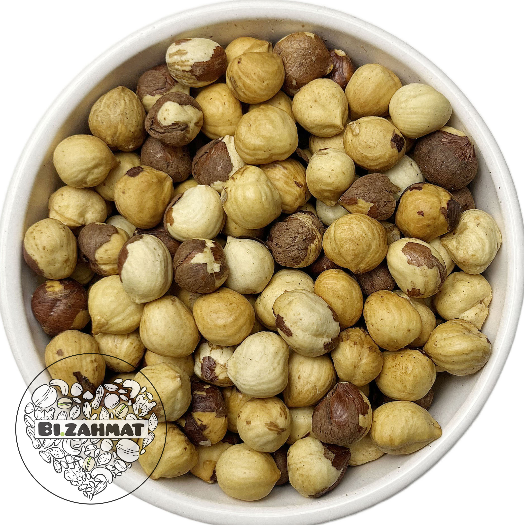 مغز فندق سفید ایرانی شور سایز 12 (ریز)