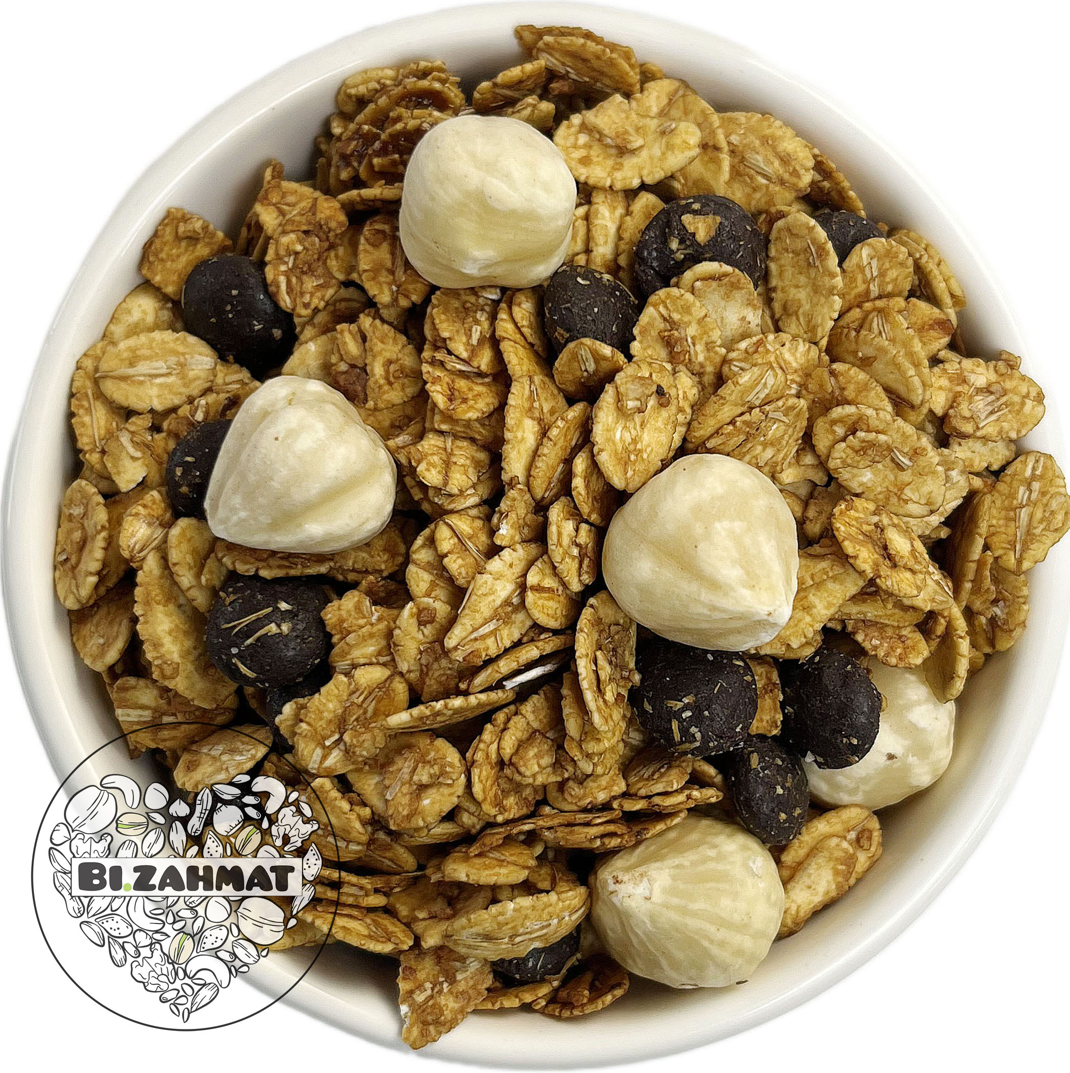 گرانولا شکلات فندق