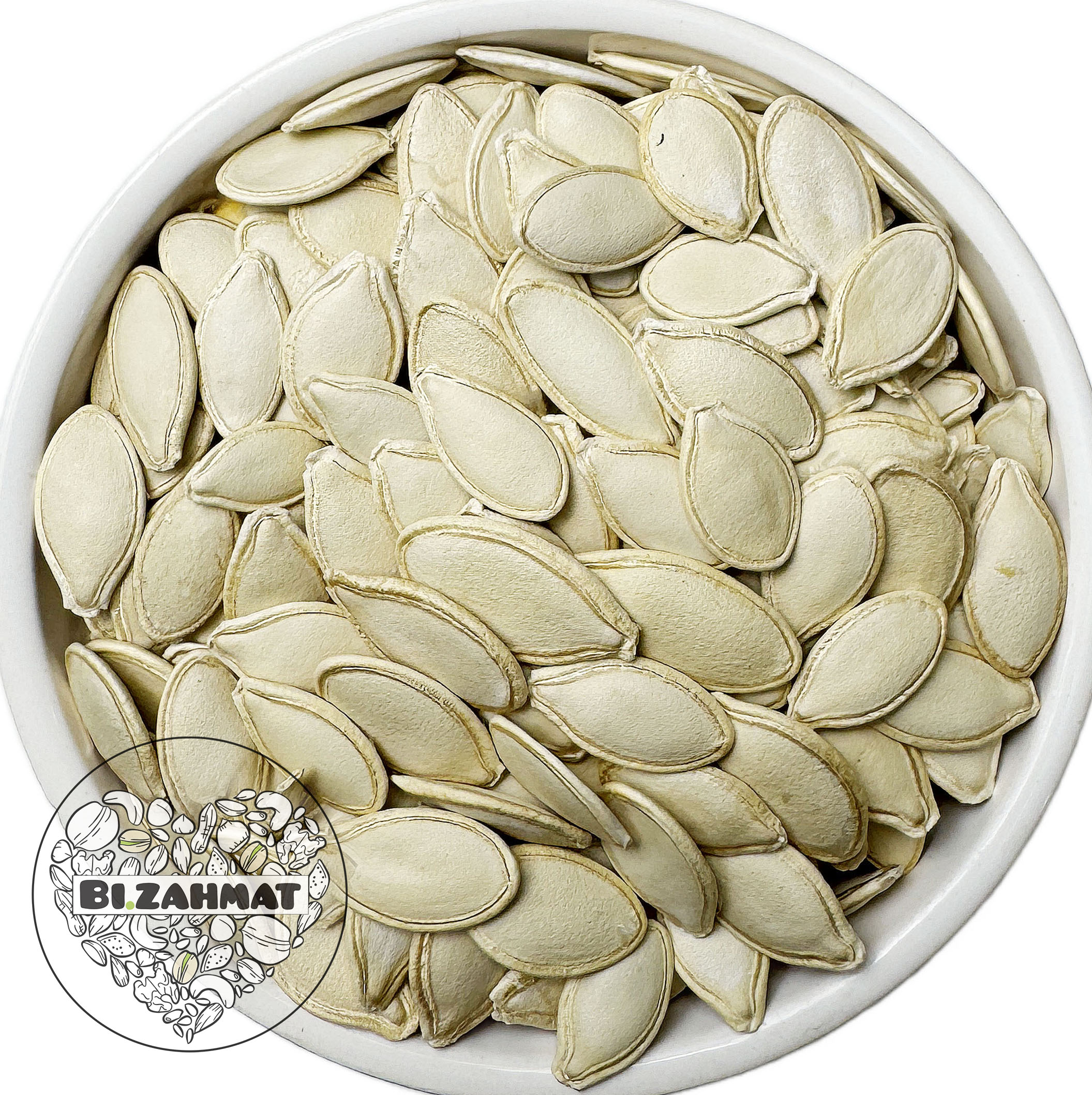 تخمه کدو گوشتی خام دوزدوزان