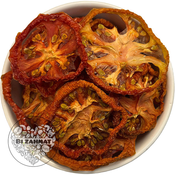 گوجه خشک اسلایس سرکه نمکی