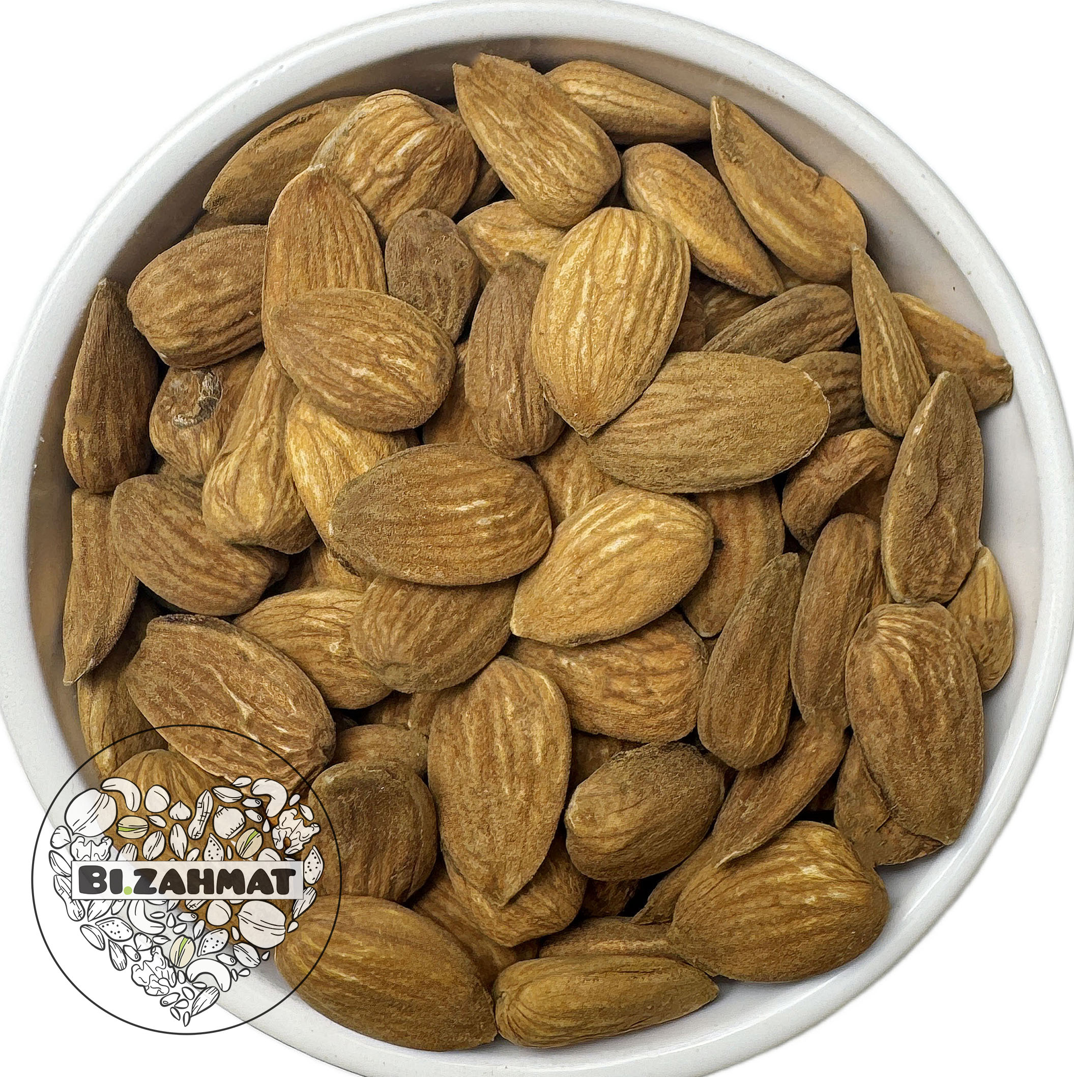 مغز بادام درختی شاهرودی خام ایرانی ( متوسط )