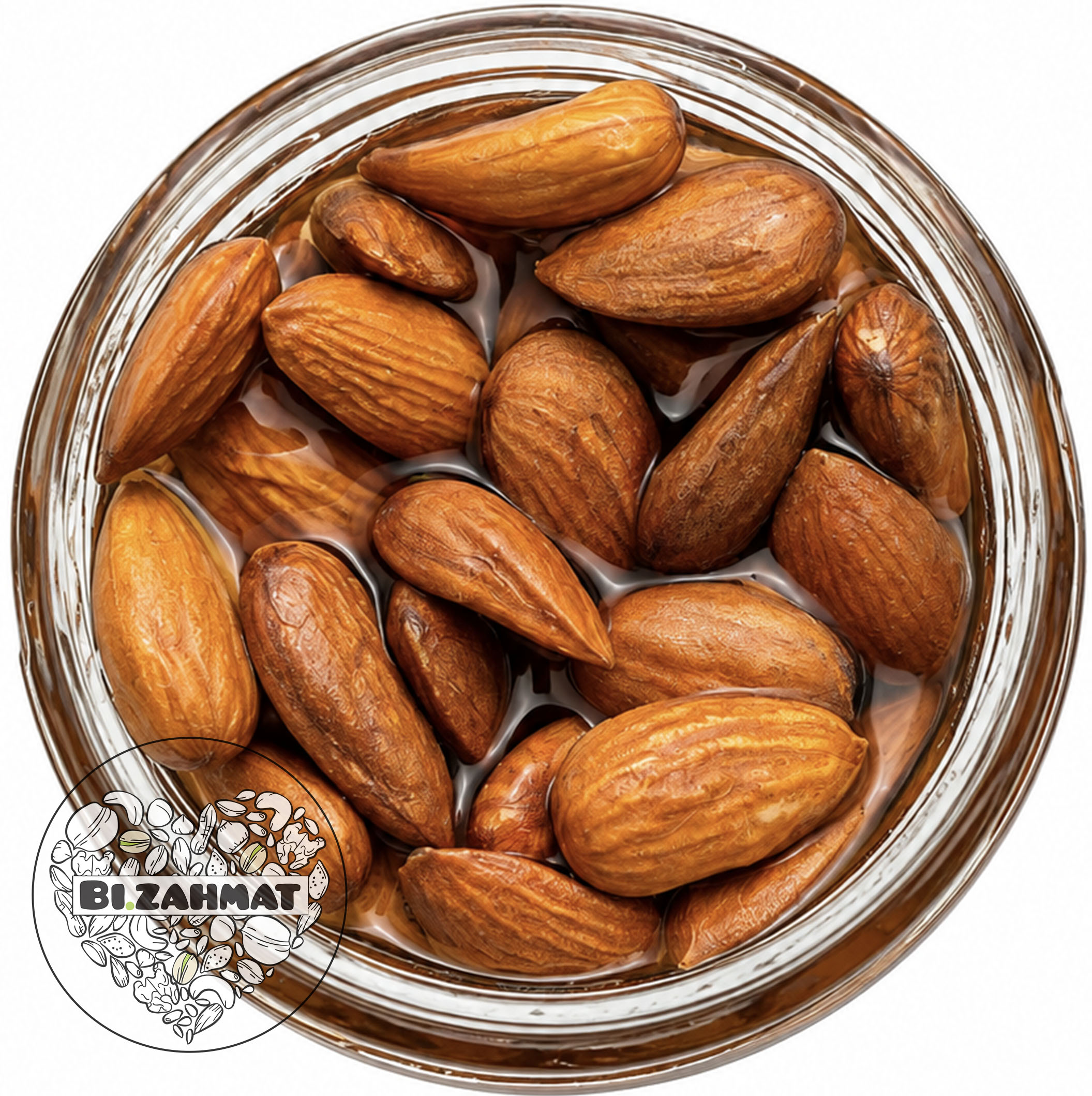 معجون ( بادام درختی ایرانی + عسل ) 500 گرم