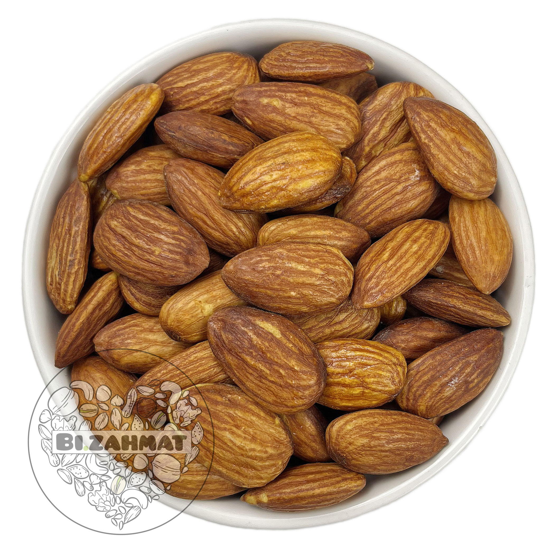 بادام درختی خارجی شور سایز 22-20  درشت