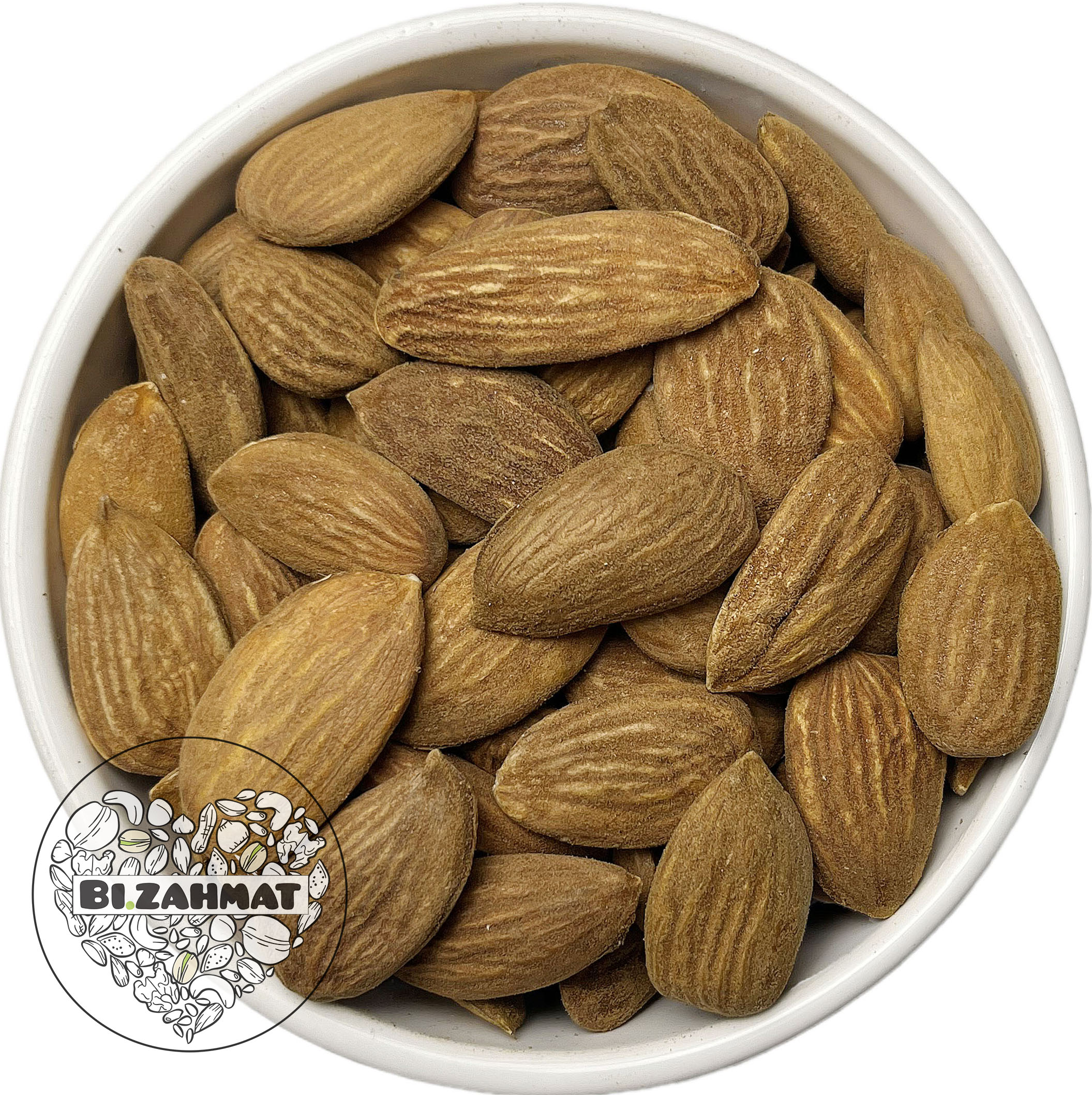 مغز بادام درختی ( سنگی ) ایرانی خام ( درشت )